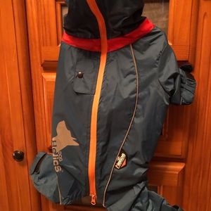 Dog Helios Blue Weather King Jacket Sz Medium NWT New